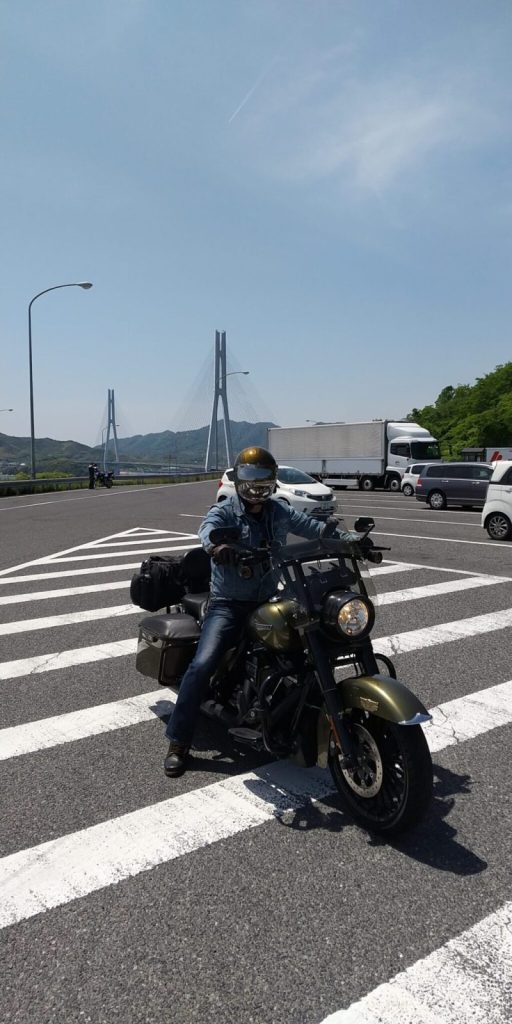 しまなみ海道とハーレー