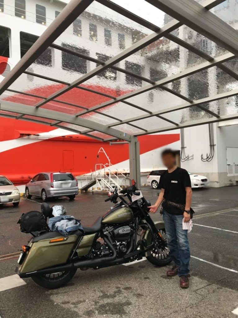 六甲フェリーターミナルで